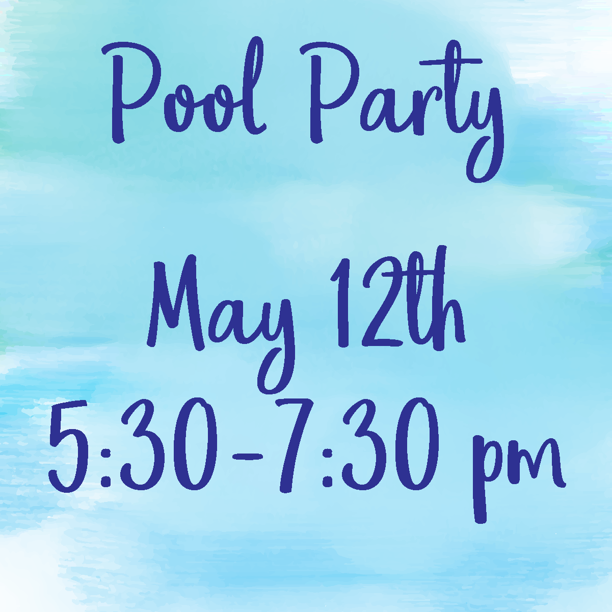 5th Grade Pool Party